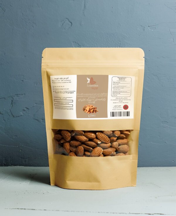 Amandes grillées et aromatisées au sésame